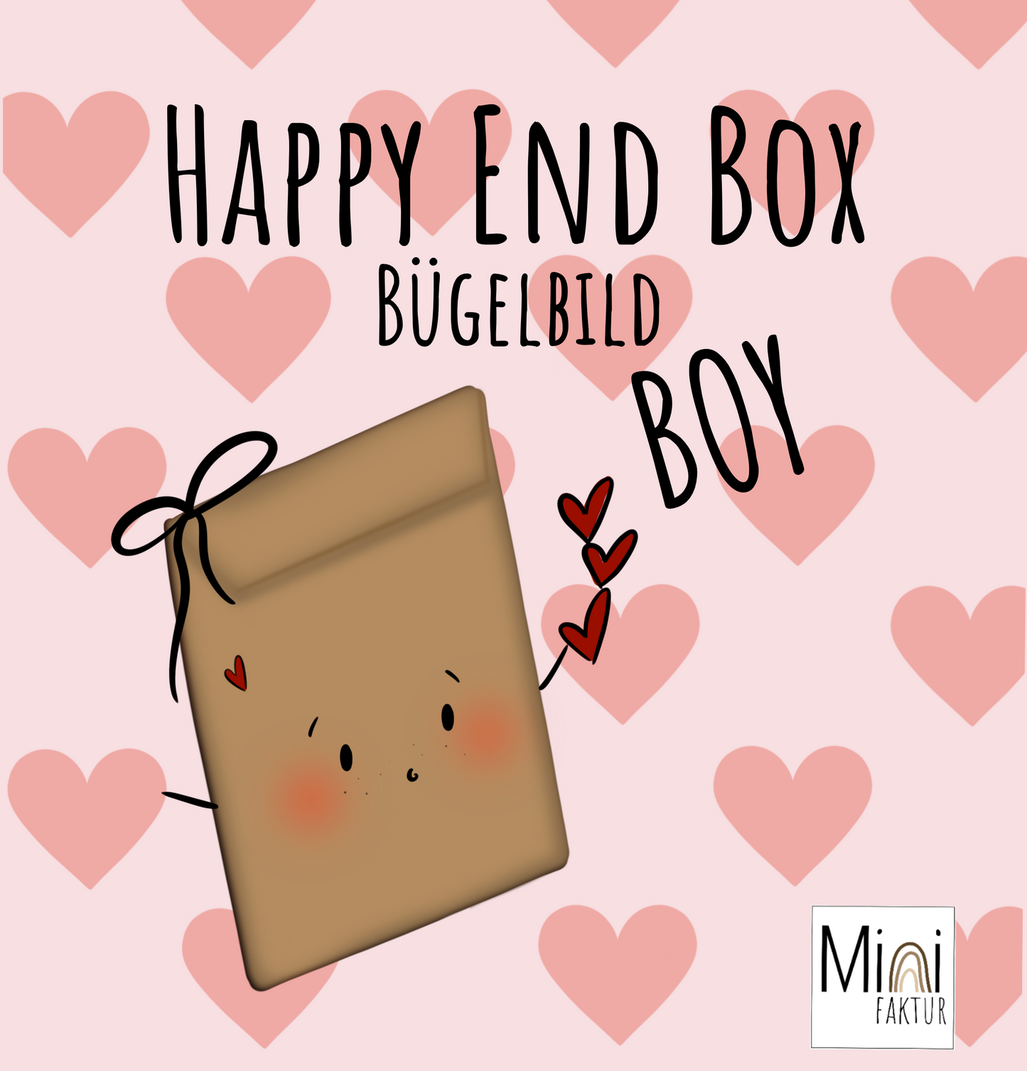 Happy Box Bügelbild BOY