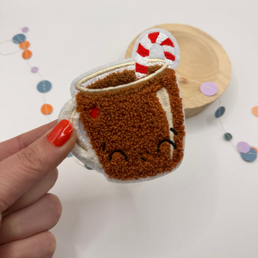 Chenille Patch Hot chocolate