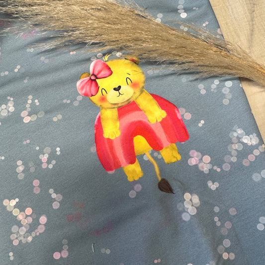 Reststück Panel rainbow lover (Bio French Terry)